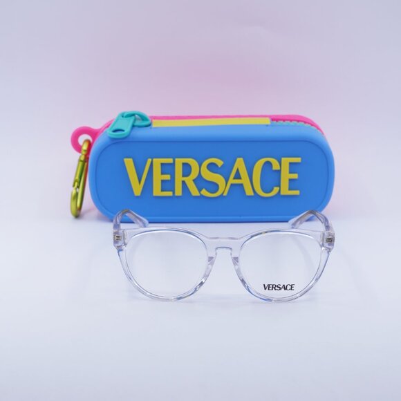 Versace Kids VK3321U 148 Cat Eye Eyeglasses 48mm - Crystal - Picture 4 of 11
